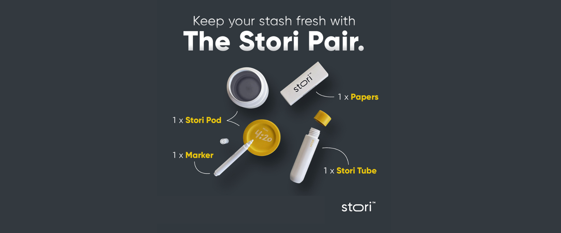 Stori Pairs: The Best Smell Proof Containers for Weed Packed with Happiness